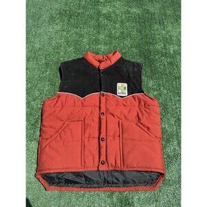 Vintage Agrigold Coat Puff Vest Size Medium Farming Farm Outer ware